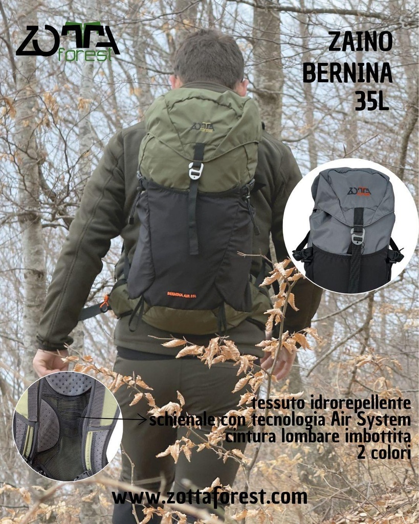 Σακίδιο ZOTTA FOREST BERNINA AIR 35L - 1644